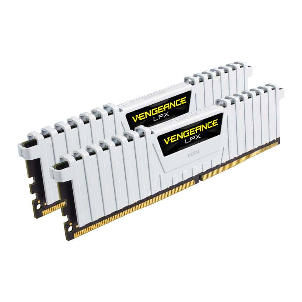 Corsair 16GB White Vengeance LPX DDR4 3200MHz RAM/Memory Kit 2x 8GB